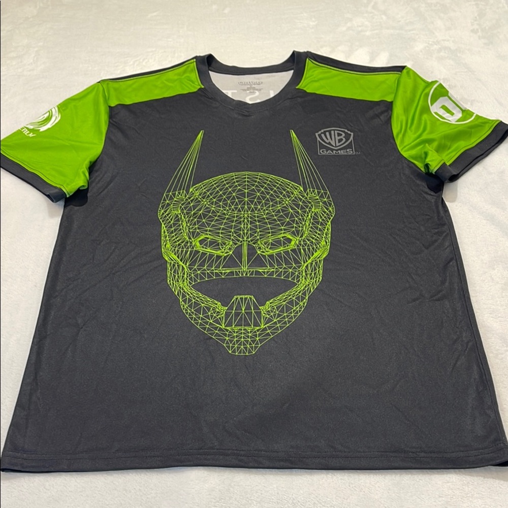 Warner Bros, INJUSTICE 2, Black and Green Men's Shirt SIZE M
